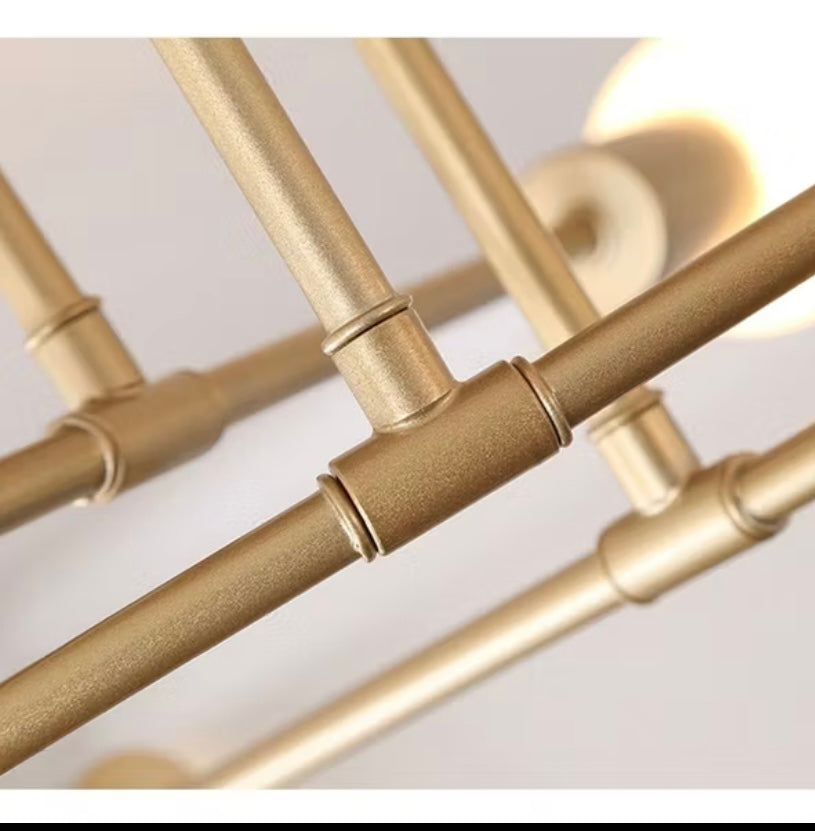 Lustre moderno,lâmpada de teto Semi-embutida.