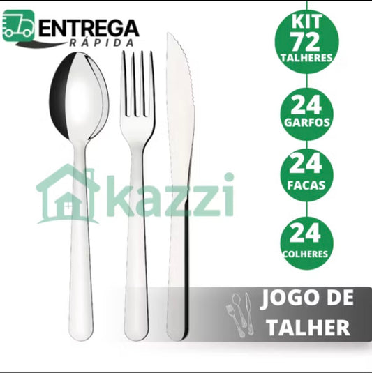 Jogo de talher em inox
