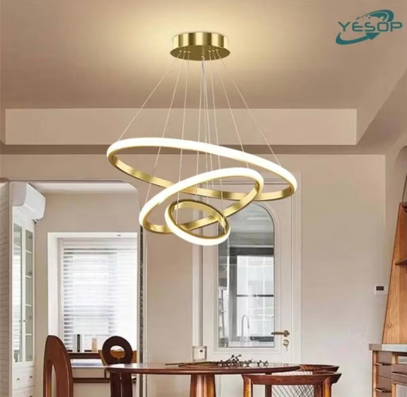 Lustre pendente de sala