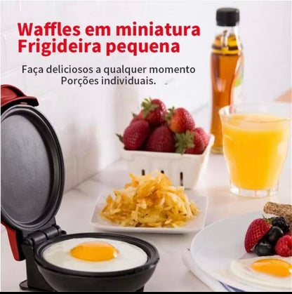 Panela elétrica de waffle mine de ferro 110v