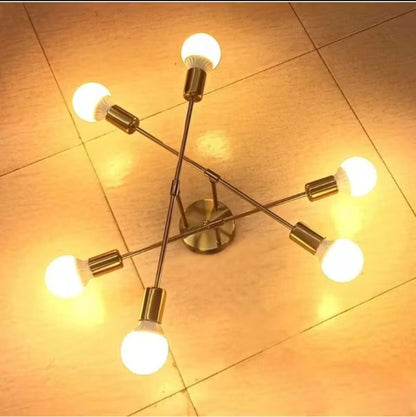 Lustre moderno,lâmpada de teto Semi-embutida.