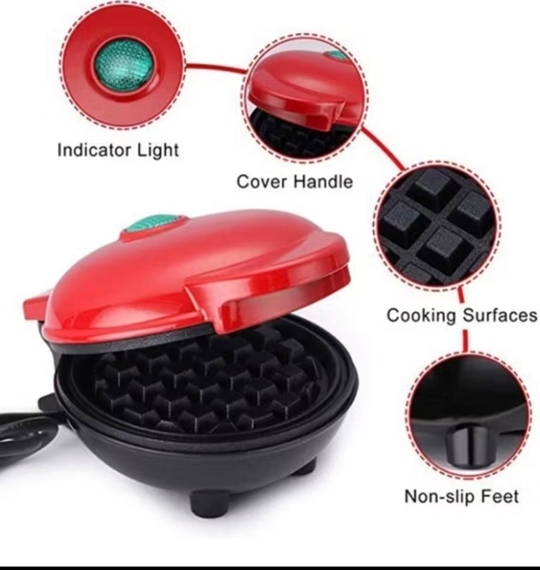 Panela elétrica de waffle mine de ferro 110v