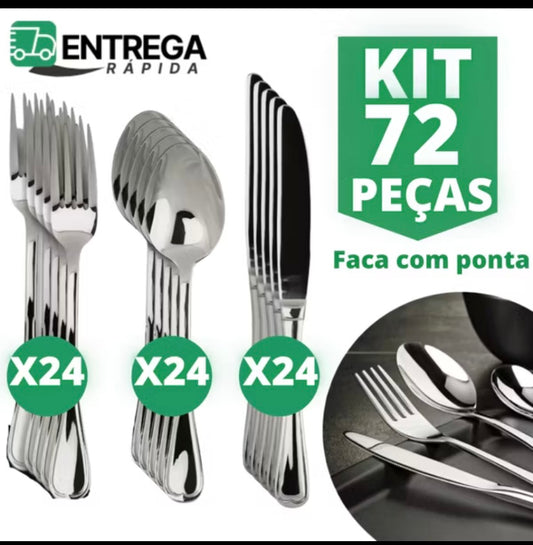 Jogo de talher em inox